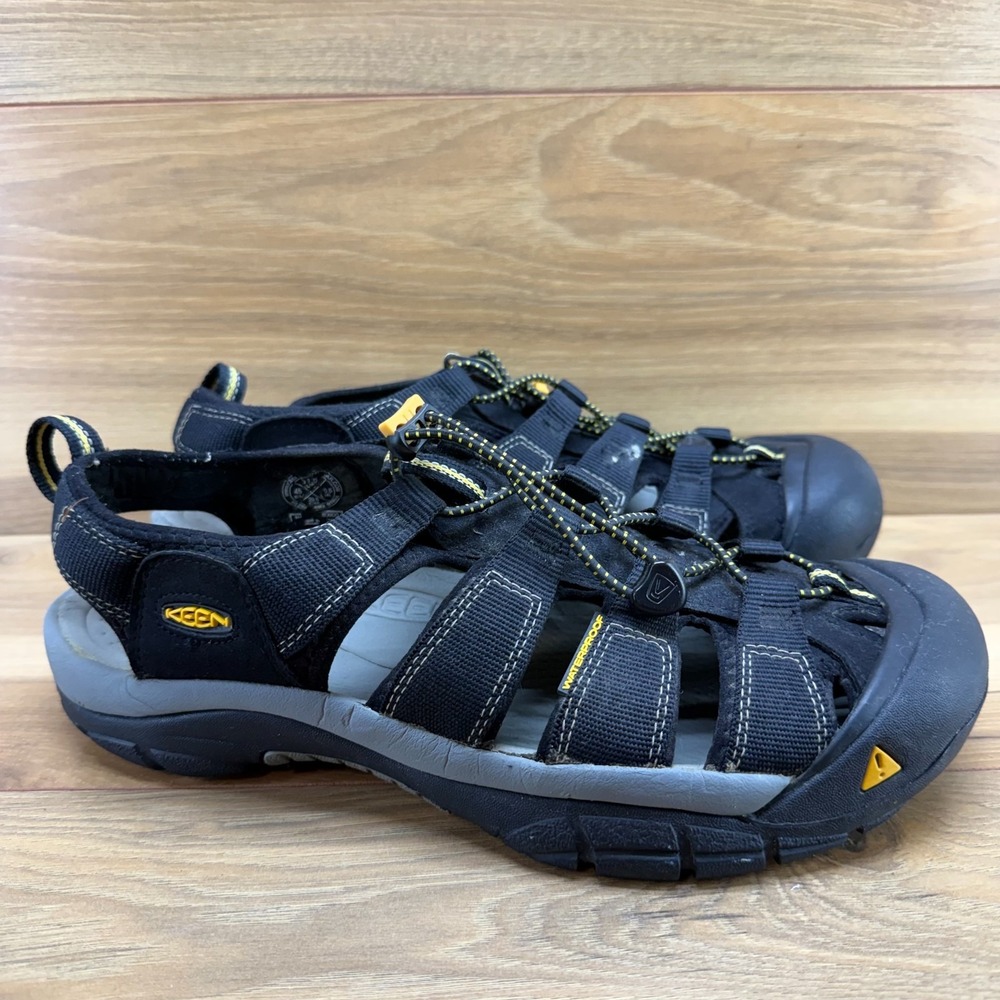 Keen Newport Sandals Mens 11.5 Black Waterproof Trail Outdoor Sport
